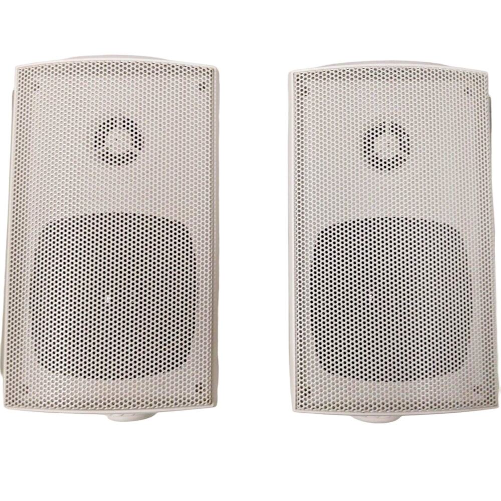 Pair of Lightspeed SPK-WMQ Wall Mounted Speakers w/ Brackets WMQ Black
